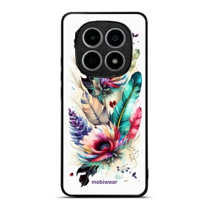 Lesklý kryt na mobil Xiaomi Redmi Note 15 4G - Mobiwear Glossy G017G, pírka a květy