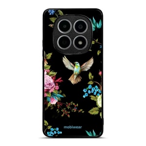 Lesklý kryt na mobil Xiaomi Redmi Note 15 4G - Mobiwear Glossy G041G, ptáček a květy