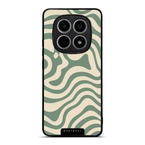 Lesklý kryt na mobil Xiaomi Redmi Note 15 4G - Mobiwear Glossy GA57G, zelené a béžové zkrouceniny