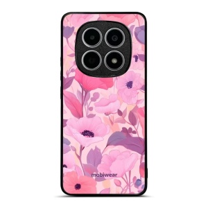 Lesklý kryt na mobil Xiaomi Redmi Note 15 4G - Mobiwear Glossy GP74G, růžové květy snů