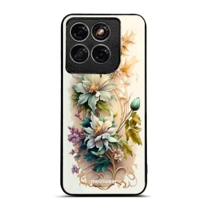 Lesklý kryt na mobil Motorola Edge 70 Fusion - Mobiwear Glossy G014G, krémové květy