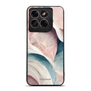 Lesklý kryt na mobil Motorola Edge 70 Fusion - Mobiwear Glossy G026G, růžový a zelenkavý mramor