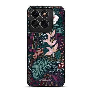 Lesklý kryt na mobil Motorola Edge 70 Fusion - Mobiwear Glossy G043G, temná flóra