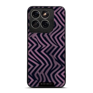 Lesklý kryt na mobil Motorola Edge 70 Fusion - Mobiwear Glossy GA55G, fialové klikyháky