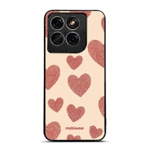 Lesklý kryt na mobil Motorola Edge 70 Fusion - Mobiwear Glossy GP93G, otisk srdce