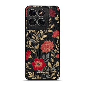 Lesklý kryt na mobil Motorola Edge 70 Fusion - Mobiwear Glossy G172G, červená kvítka
