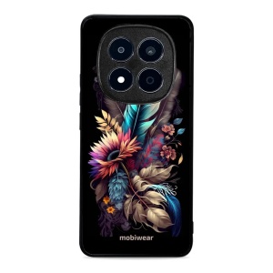 Lesklý kryt na mobil Xiaomi Redmi Note 15 Pro 4G - Mobiwear Glossy G011G, kytice s pírkem