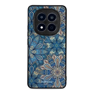 Lesklý kryt na mobil Xiaomi Redmi Note 15 Pro 4G - Mobiwear Glossy G038G, modré mandala květy