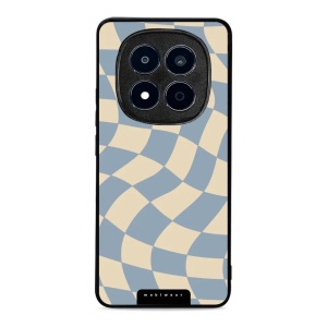 Lesklý kryt na mobil Xiaomi Redmi Note 15 Pro 4G - Mobiwear Glossy GA59G, modrá a béžová šachovnice