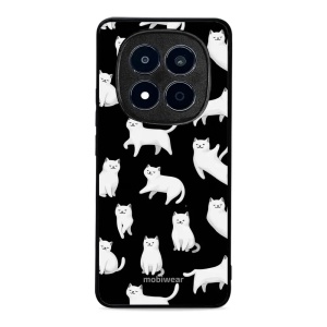 Lesklý kryt na mobil Xiaomi Redmi Note 15 Pro 4G - Mobiwear Glossy G163G, bílé kočičky