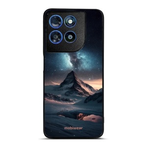 Lesklý kryt na mobil Motorola Moto G57 Power - Mobiwear Glossy G006G, hora s hvězdnou oblohou