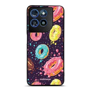 Lesklý kryt na mobil Motorola Moto G57 Power - Mobiwear Glossy G046G, donutky