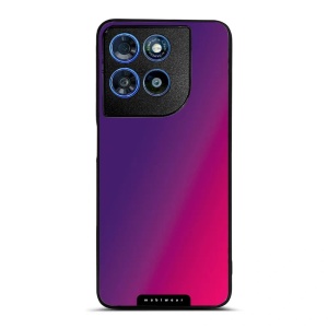 Lesklý kryt na mobil Motorola Moto G57 Power - Mobiwear Glossy G067G, fialový a růžový odstín