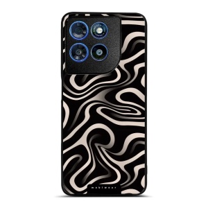 Lesklý kryt na mobil Motorola Moto G57 Power - Mobiwear Glossy GA63G, vlnky a linky