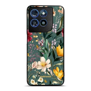 Lesklý kryt na mobil Motorola Moto G57 Power - Mobiwear Glossy GP71G, na zelené louce