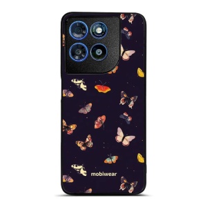 Lesklý kryt na mobil Motorola Moto G57 Power - Mobiwear Glossy GP78G, barevní motýlci