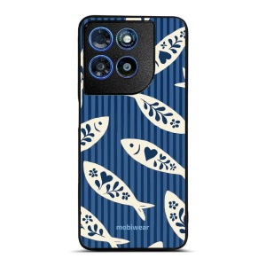 Lesklý kryt na mobil Motorola Moto G57 Power - Mobiwear Glossy GP89G, rybky
