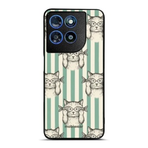 Lesklý kryt na mobil Motorola Moto G57 Power - Mobiwear Glossy GP90G, číča ryby
