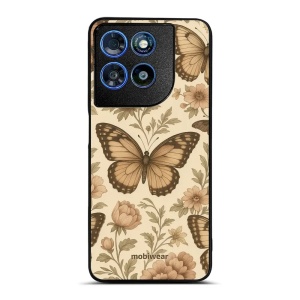 Lesklý kryt na mobil Motorola Moto G57 Power - Mobiwear Glossy GP92G, motýlové