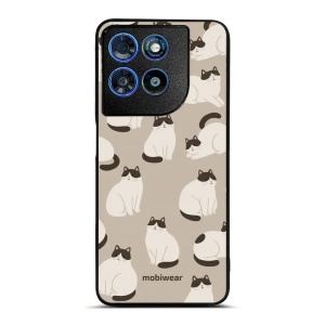 Lesklý kryt na mobil Motorola Moto G57 Power - Mobiwear Glossy G160G, kočičáci