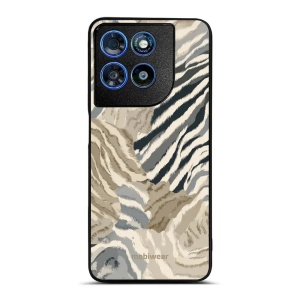 Lesklý kryt na mobil Motorola Moto G57 Power - Mobiwear Glossy G168G, pruhovaná malba