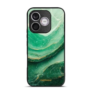 Lesklý kryt na mobil Honor 600 Lite - Mobiwear Glossy G023G, zelený mramor