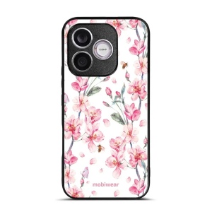 Lesklý kryt na mobil Honor 600 Lite - Mobiwear Glossy G033G, růžové květy