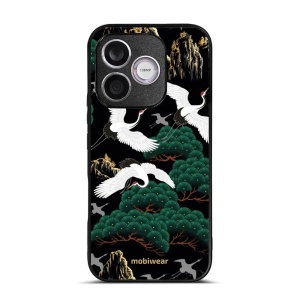 Lesklý kryt na mobil Honor 600 Lite - Mobiwear Glossy G042G, jeřábi