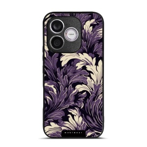 Lesklý kryt na mobil Honor 600 Lite - Mobiwear Glossy GA46G, fialové rostliny