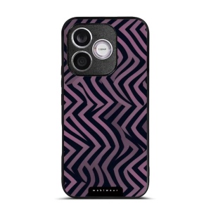 Lesklý kryt na mobil Honor 600 Lite - Mobiwear Glossy GA55G, fialové klikyháky