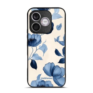 Lesklý kryt na mobil Honor 600 Lite - Mobiwear Glossy GP73G, modrá krása květů