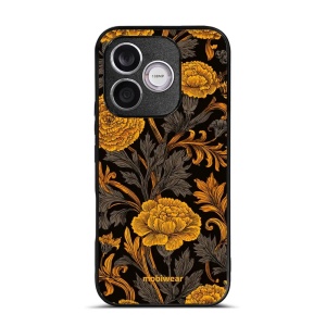 Lesklý kryt na mobil Honor 600 Lite - Mobiwear Glossy G173G, žlutá kvítka