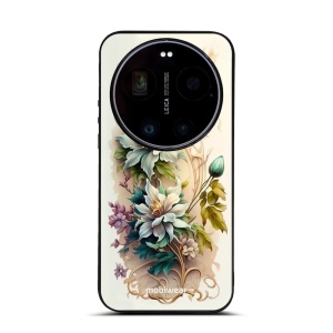Lesklý kryt na mobil Xiaomi 17 Ultra - Mobiwear Glossy G014G, krémové květy