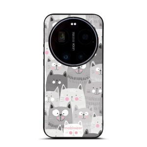 Lesklý kryt na mobil Xiaomi 17 Ultra - Mobiwear Glossy G045G, kočičky