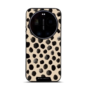 Lesklý kryt na mobil Xiaomi 17 Ultra - Mobiwear Glossy GA50G, černé puntíky