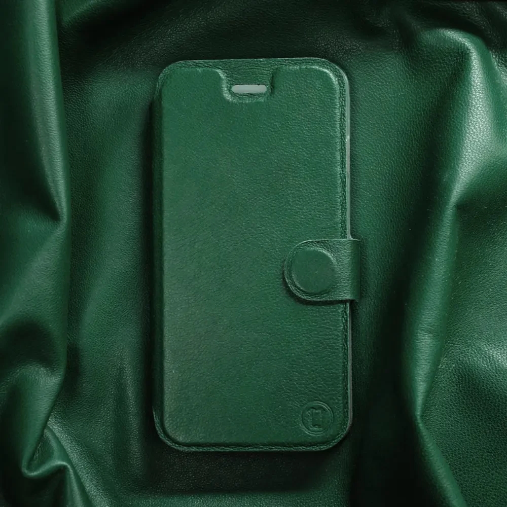 Kožené flip pouzdro Mobiwear - Xiaomi Redmi Note 13 Pro 5G / Poco X6 5G - Zelené