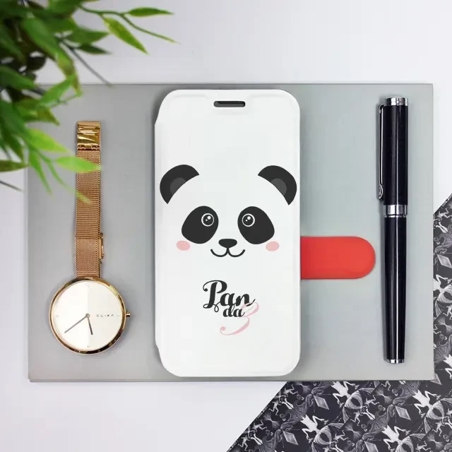 Flipové pouzdro Mobiwear na mobil Xiaomi Redmi Note 13 Pro Plus 5G - M030P Panda Amálka - VÝPRODEJ