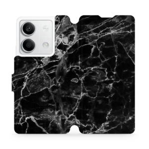 Flipové pouzdro Mobiwear - Xiaomi Redmi Note 13 5G - V056P Černý mramor