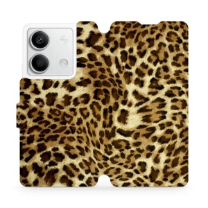 Flipové pouzdro Mobiwear - Xiaomi Redmi Note 13 5G - VA33P Leopardí vzor