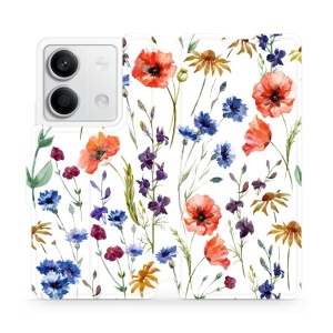 Flipové pouzdro Mobiwear - Xiaomi Redmi Note 13 5G - MP04S Luční kvítí