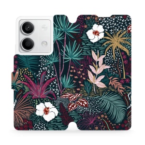 Flipové pouzdro Mobiwear - Xiaomi Redmi Note 13 5G - VP13S Temná flóra