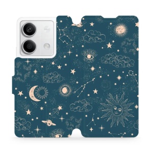 Flipové pouzdro Mobiwear - Xiaomi Redmi Note 13 5G - VP14S Magický vesmír