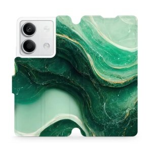 Flipové pouzdro Mobiwear - Xiaomi Redmi Note 13 5G - VP38S Zelený mramor