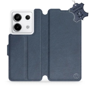 Kožené flip pouzdro Mobiwear - Xiaomi Redmi Note 13 Pro 5G / Poco X6 5G - Modré
