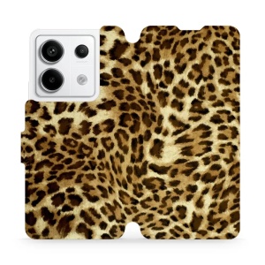 Flipové pouzdro Mobiwear - Xiaomi Redmi Note 13 Pro 5G / Poco X6 5G - VA33P Leopardí vzor