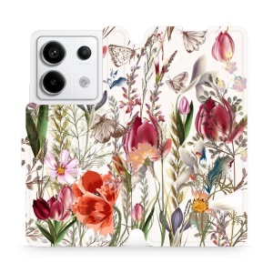 Flipové pouzdro Mobiwear - Xiaomi Redmi Note 13 Pro 5G / Poco X6 5G - MP01S Rozkvetlá louka