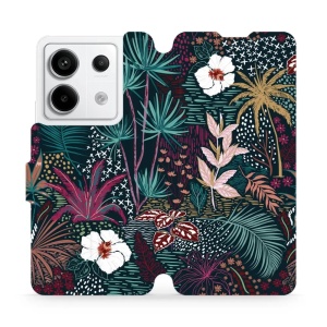 Flipové pouzdro Mobiwear - Xiaomi Redmi Note 13 Pro 5G / Poco X6 5G - VP13S Temná flóra