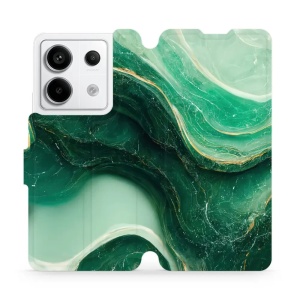 Flipové pouzdro Mobiwear - Xiaomi Redmi Note 13 Pro 5G / Poco X6 5G - VP38S Zelený mramor