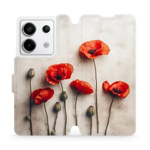 Flipové pouzdro Mobiwear - Xiaomi Redmi Note 13 Pro 5G / Poco X6 5G - VP42S Vlčí máky