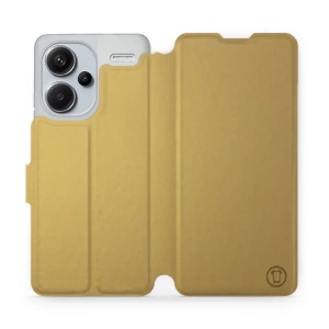 Flipové pouzdro Mobiwear - Xiaomi Redmi Note 13 Pro Plus 5G - Zlatavé a šedé